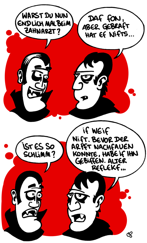 Cartoon: Berufsrisiko 1