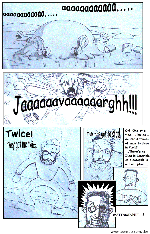 Comic: Java vs. des vs. Kringe vs. StefanBayer 4