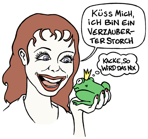 Cartoon: Küss mich 1
