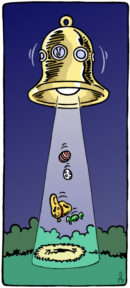Illustration: Osterglocke 1