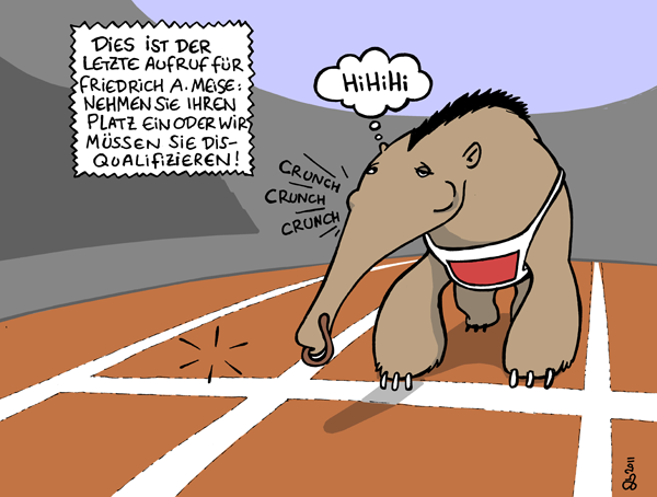 Cartoon: Disqualifikation 1