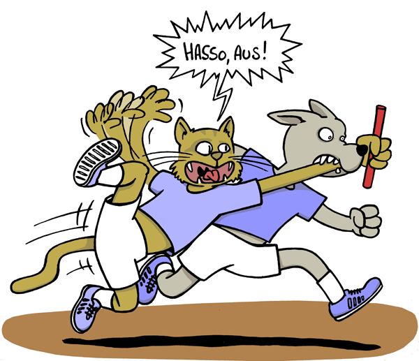 Cartoon: Alles im Griff 1