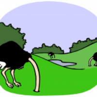 Wenn Straußen golfen