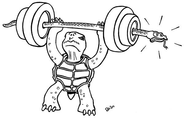 Illustration: Haltung bewahren 2
