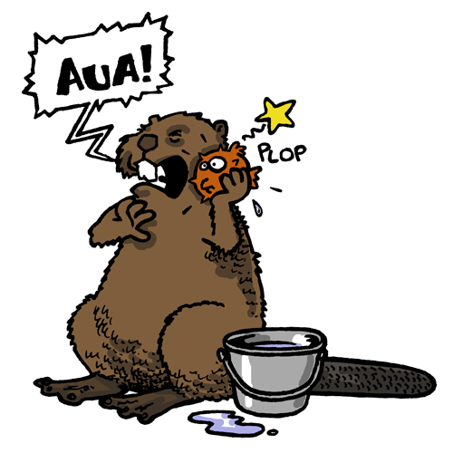 Illustration: Kugelfischstoßen 1
