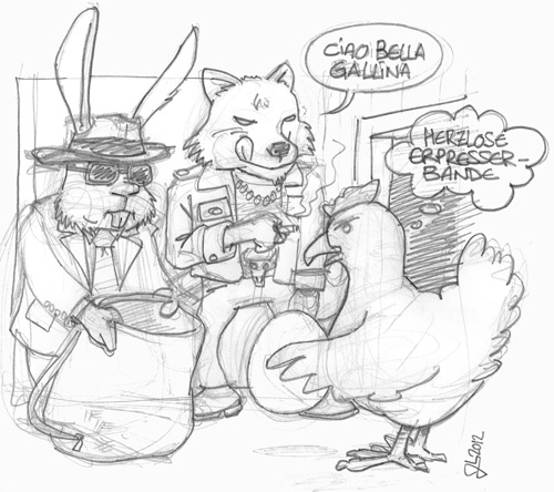 Cartoon: Erpresser 2
