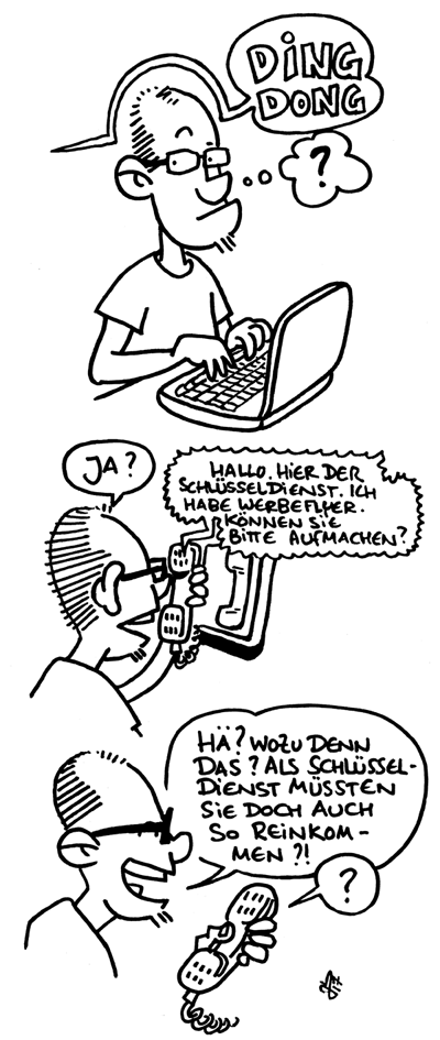 Comic: Schlüsseldienst 1