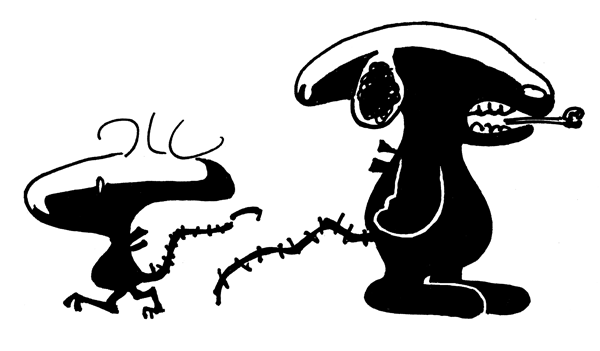 Illustration: Lustige Xenomorphe 3
