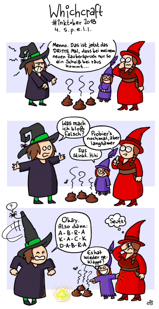 Comic: Inktober Spell 1
