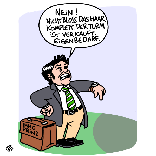 Cartoon: Runter 1