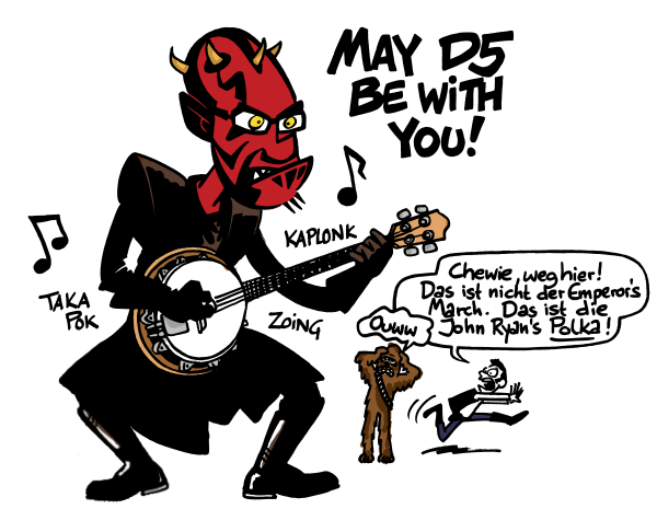 Cartoon: May D5 be with you 1