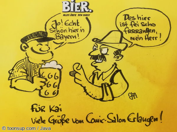 Cartoon: Signaturen vom CSE 2