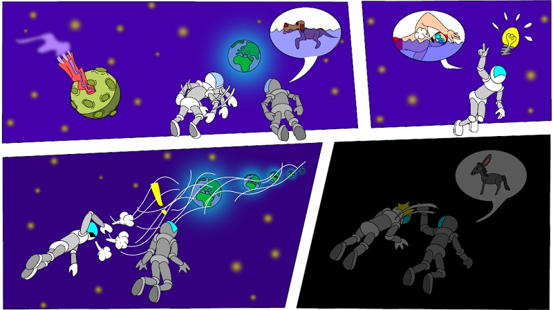 Comic: marathon to earth 1