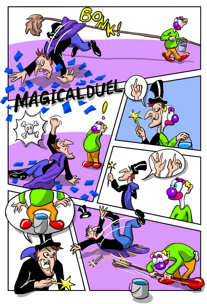 Comic: magical duel 1