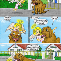 Cartoon: Bulldogge will nicht lächeln 1