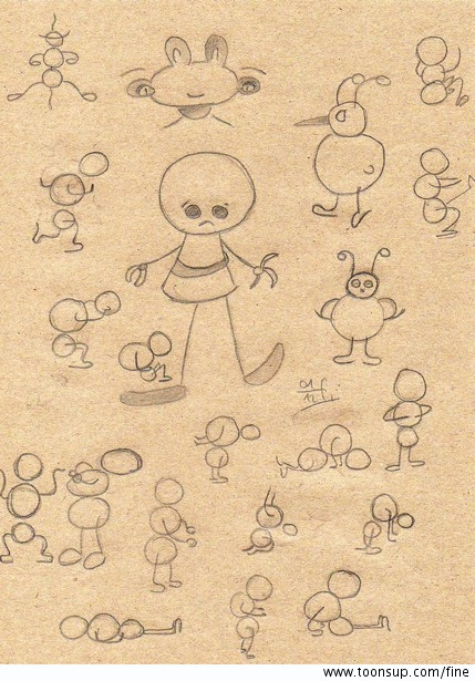 Concept Art / Character Design: circle training 3