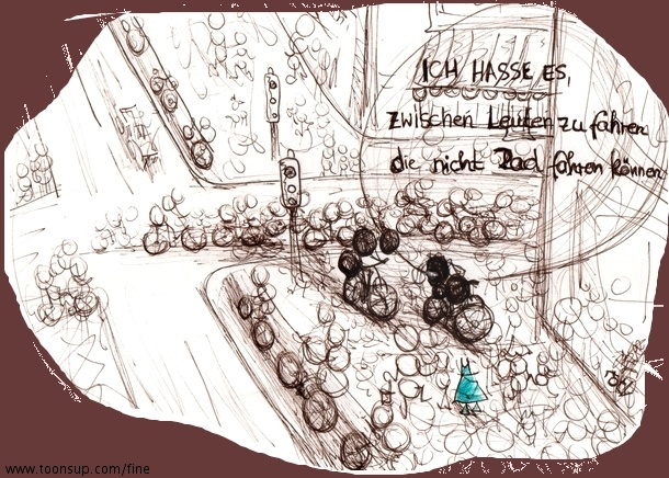 Cartoon: blues 'n' bike (skizzen) 2 1