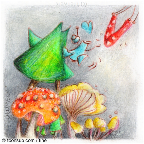 Illustration: blues, erinnerung an einen wunderbaren herbsttag 1