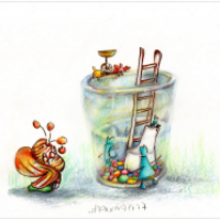 blues bunte wetterstation