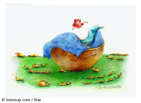 Illustration: blues, wenn er nicht schlafen kann 1