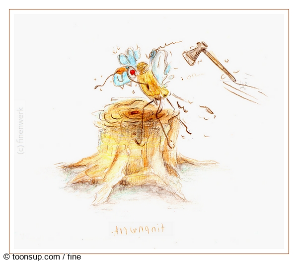 Illustration: die blassblaue holzombiene 8