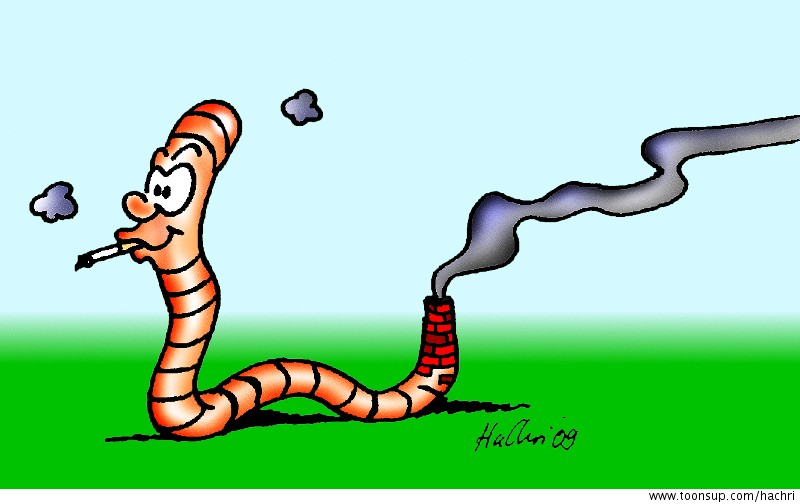 Cartoon: Raucher 1