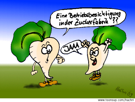 Cartoon: Von Zückerüben und Freizeitbeschäftigung 1