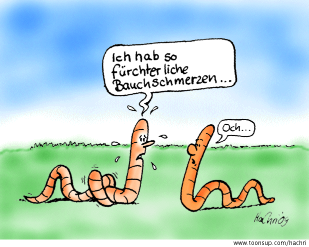 Cartoon: Bauchweh 1