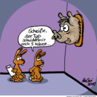 Er stand in der Kreide