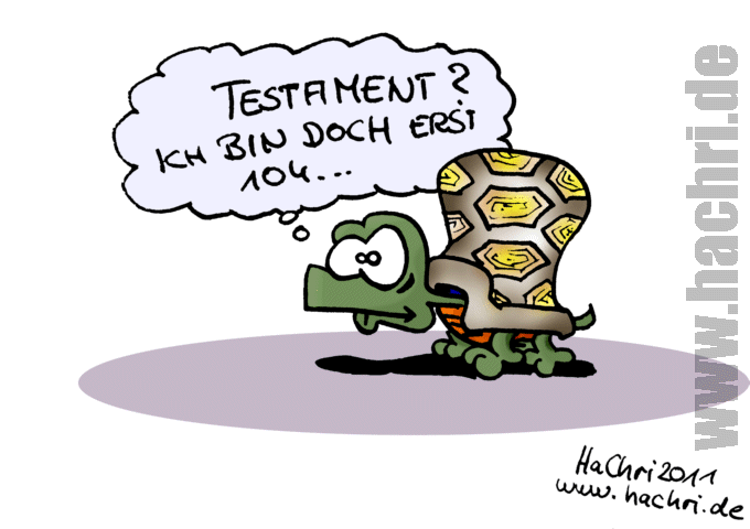 Cartoon: Testament 1