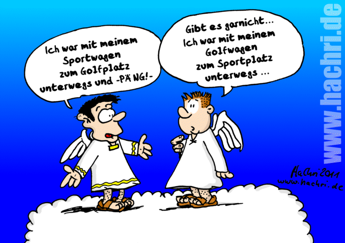 Cartoon: Engelgefluester 1