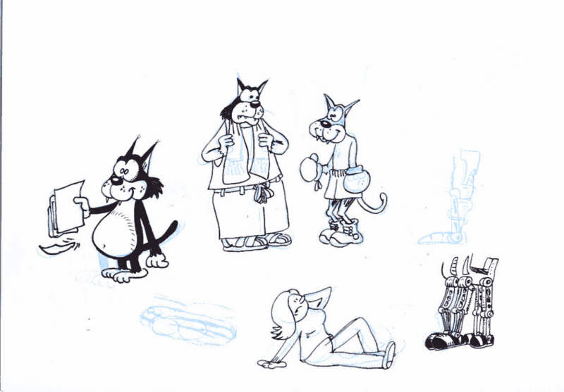 Illustration: Scanns aus meinem Scribblebuch 2