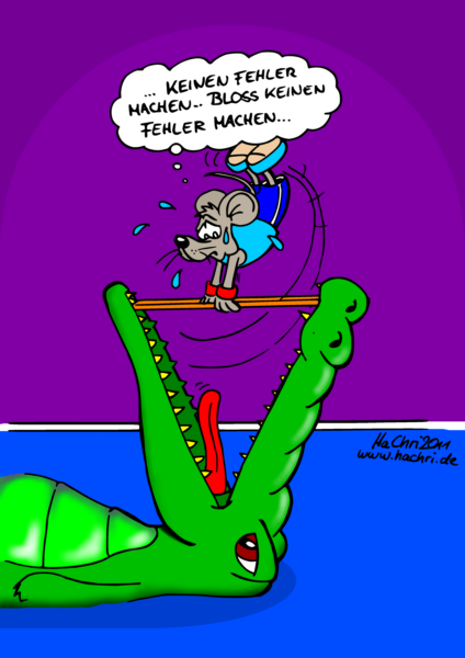 Cartoon: AnimalAthletics: Barrenturnen 1