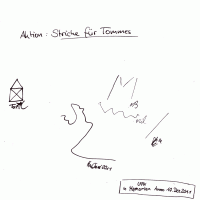 Striche für Tommes