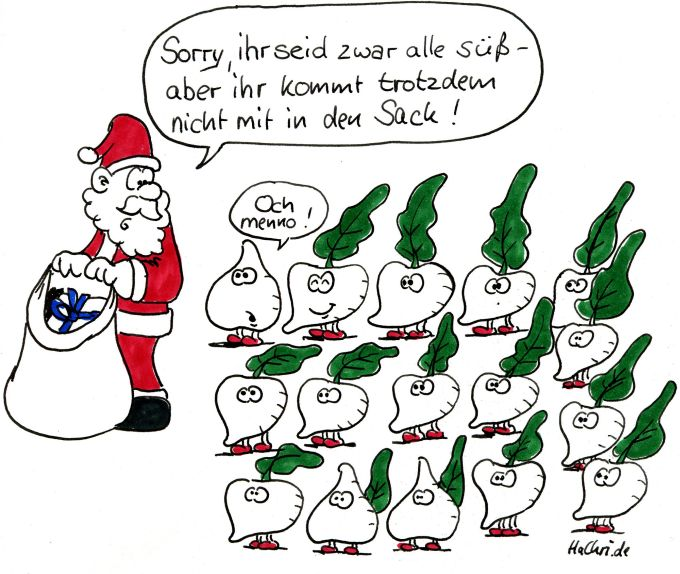 Cartoon: HaChri-Zuckerrüben-Adventskalende #16 1