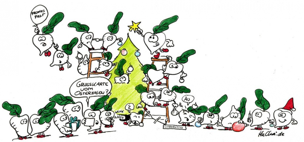 Cartoon: HaChri-Zuckerrüben-Adventskalender #24 2