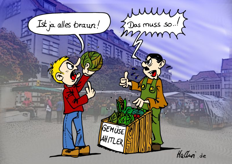 Cartoon: WochenmarktHitler 1