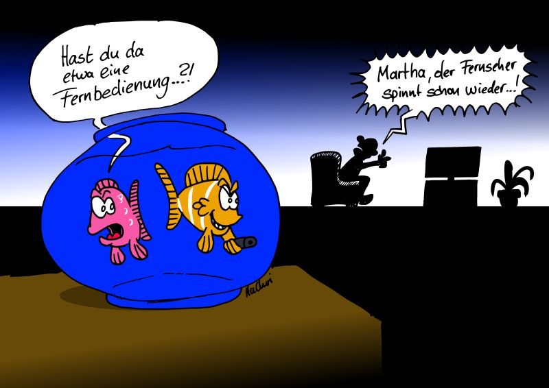 Cartoon: Fernbedienbar 1
