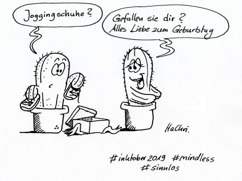 Cartoon: HaChri-Inktober2019 2