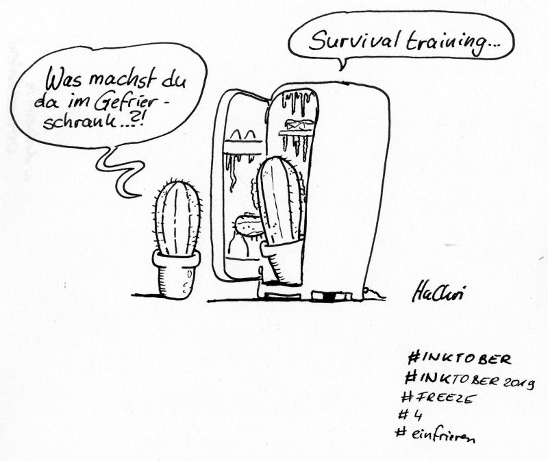 Cartoon: HaChri-Inktober2019 4