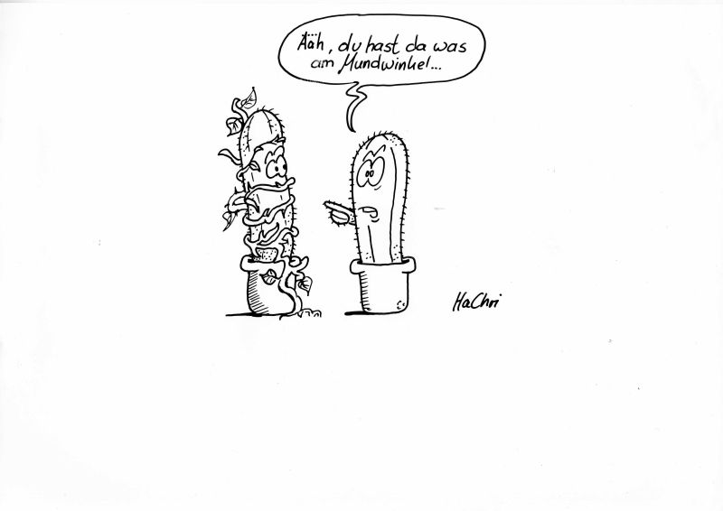Cartoon: HaChri-Inktober2019 14