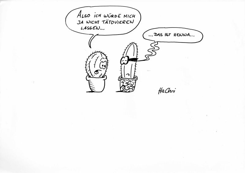 Cartoon: HaChri-Inktober2019 17