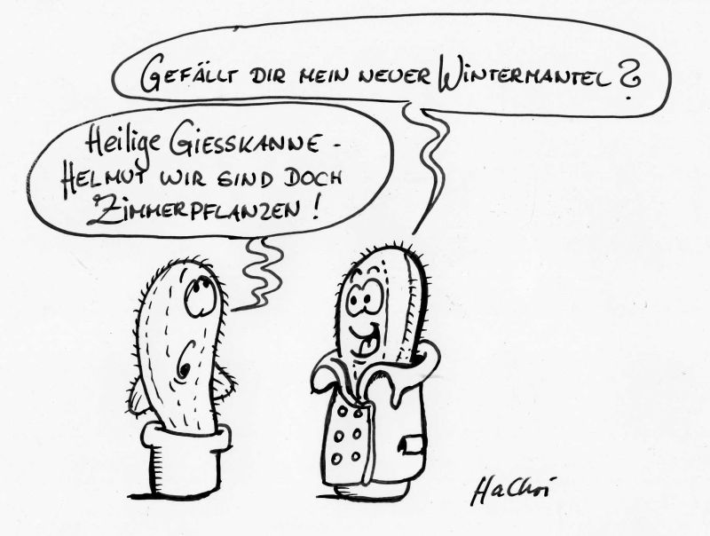 Cartoon: HaChri-Inktober2019 27