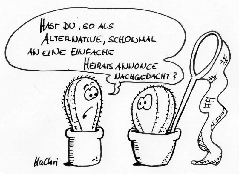 Cartoon: HaChri-Inktober2019 30