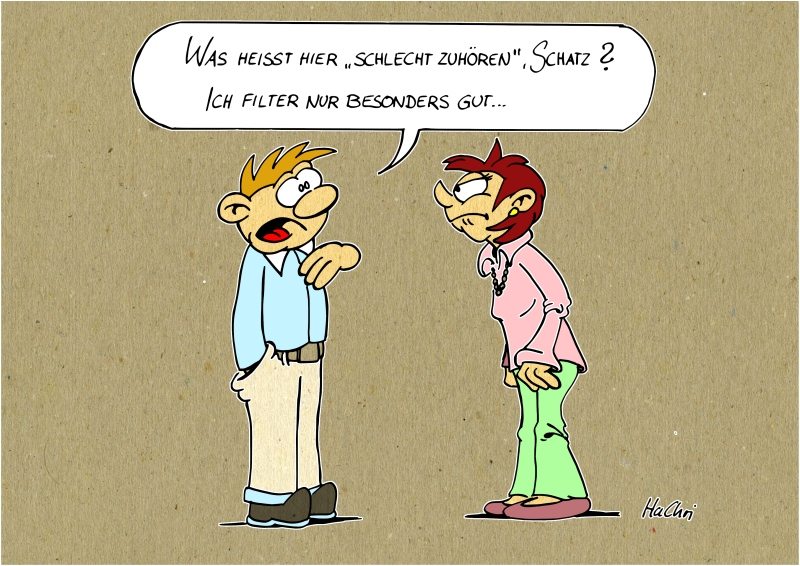 Cartoon: Bieziehungsfilter 1