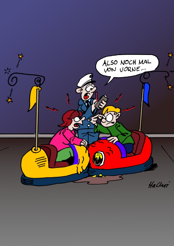 Cartoon: Autoscooter 1