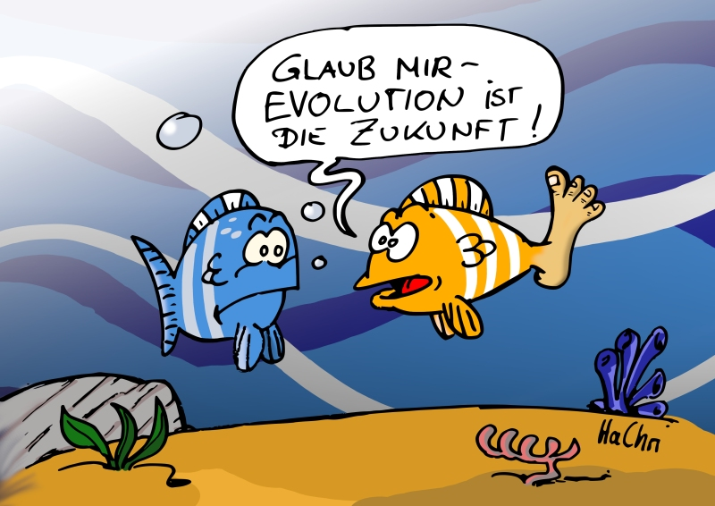 Cartoon: Evolution ! 1