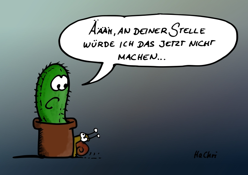 Cartoon: EineWarnung 1