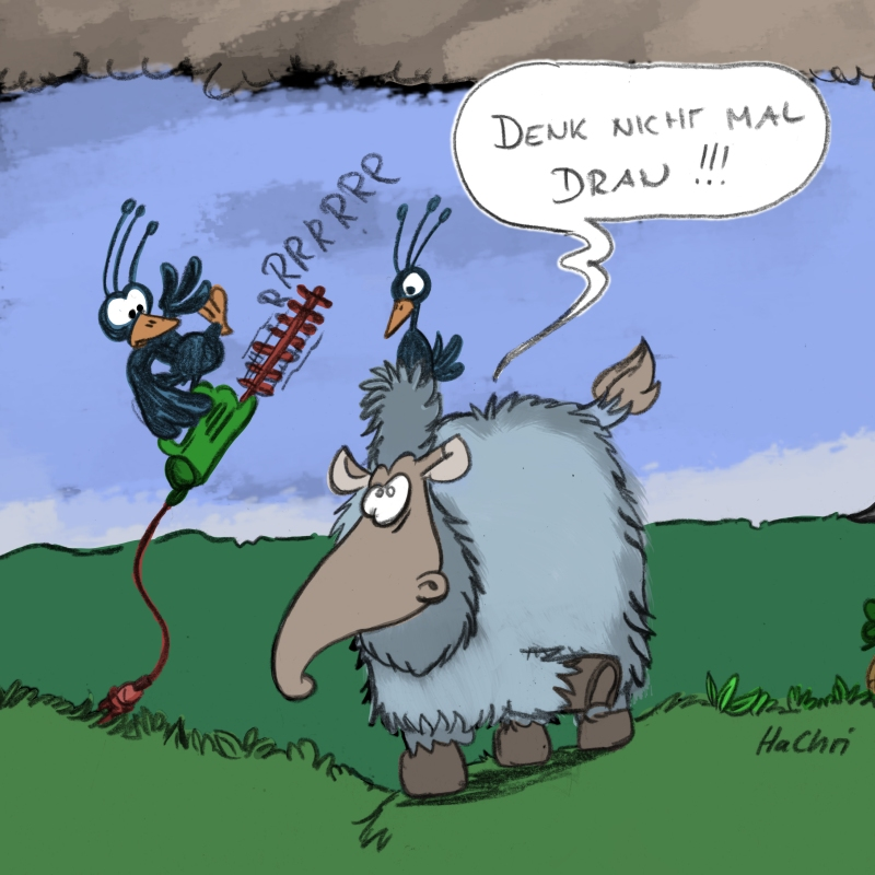 Cartoon: Denkt-nicht-einmal-dran-! 1