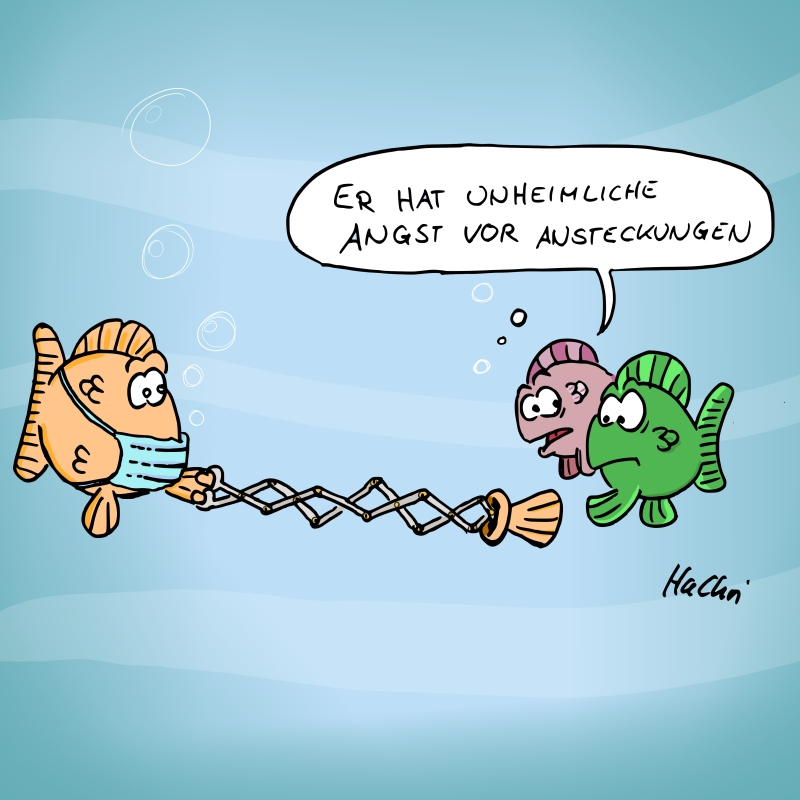 Cartoon: Ansteckungsgefahr 1
